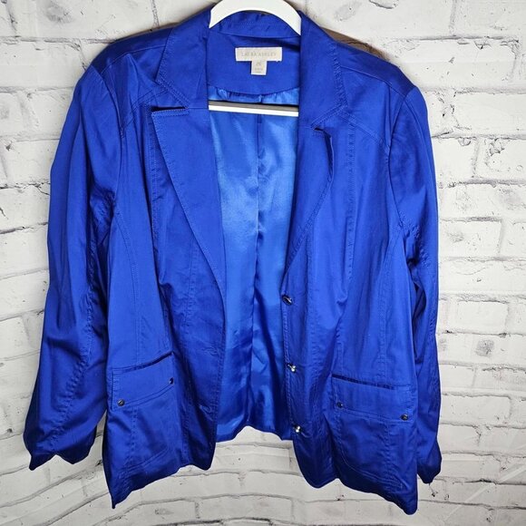 Laura Ashley Jackets & Blazers - Laura Ashley Blue Jacket